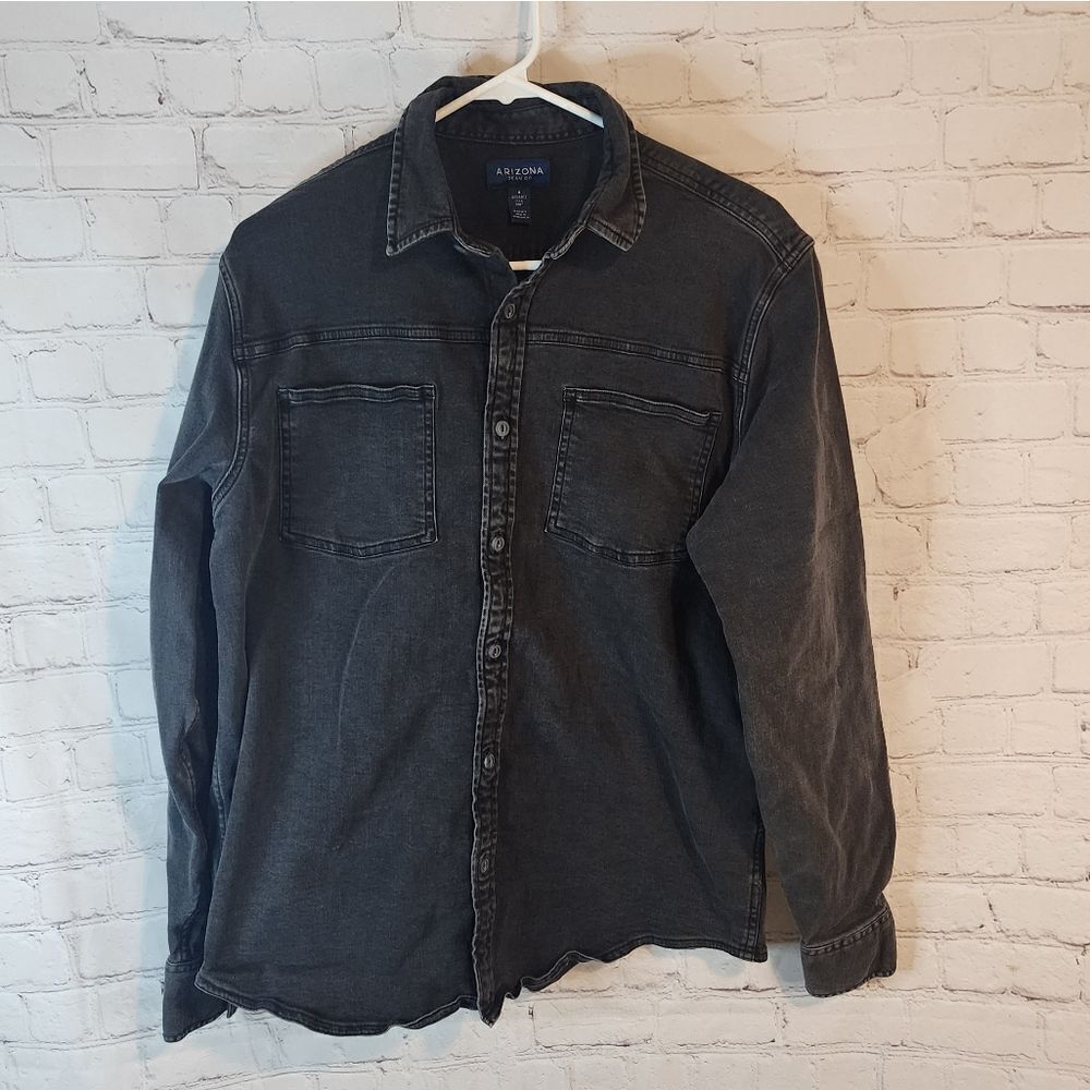 Men's Arizona Advance Flex" button-down denim longsleeve shirt, size small